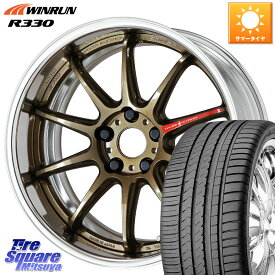 WORK EMOTION ZR10 L Disk 19インチ 2ピース 19 X 8.0J +40 5穴 100 WINRUN R330 サマータイヤ 225/35R19 210・A10系カローラ 210系カローラスポーツ