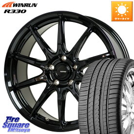 HotStuff G-SPEED G-05 G05 5H ホイール 4本 17インチ 17 X 7.0J +38 5穴 114.3 WINRUN R330 サマータイヤ 215/55R17 70系カムリ