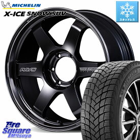 ミシュラン X-ICE SNOW エックスアイススノー SUV XICE SNOW SUV スタッドレス ミツヤ 正規品 285/45R22 RAYS ボルクレーシング TE37 ウルトラ ラージ PCD Black shadow LTD. ホイール 22インチ 22 X 9.0J(M14) +45 6穴 139.7