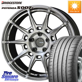ブリヂストン POTENZA ポテンザ S007A 【正規品】 サマータイヤ 225/40R18KYOHO GALERNA REFINO ガレルナ レフィーノ ホイール 18インチ 18X8.5J 38 5穴 114.3 インサイト