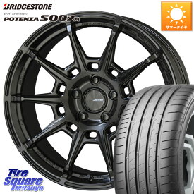 ブリヂストン POTENZA ポテンザ S007A 【正規品】 サマータイヤ 225/45R18KYOHO GALERNA REFINO ガレルナ レフィーノ ホイール 18インチ 18X8.0J 38 5穴 114.3 ステージア 日産 HS レクサス クラウンハイブリッド 220・H20系 クラウン 220系 インサイト