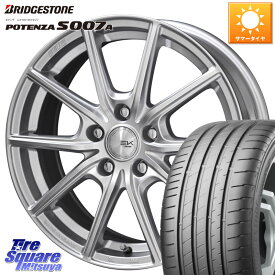 ブリヂストン POTENZA ポテンザ S007A 【正規品】 サマータイヤ 215/55R17KYOHO SEIN EK ザインEK ホイール 17インチ 17X7.0J 42 5穴 114.3 ヤリスクロス 70系カムリ ジューク JUKE 日産 ステージア 日産 マークXジオ HS レクサス ティアナ 日産 カムリ スカイラインセ