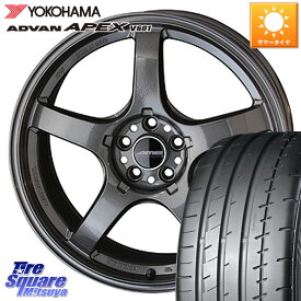 YOKOHAMA R5571 ADVAN APEX V601 ヨコハマ 235/50R18KYOHO 【欠品次回12月中旬】TRACER GT-V GTV GB 軽量 ホイール 18インチ 18X8.5J 38 5穴 114.3 30系アルファード/ヴェルファイア 20系アルファード