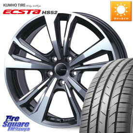 TARGA smartline365 16 X 6.5J(AUDI A3 8VC) +46 5穴 112 KUMHO ECSTA HS52 エクスタ サマータイヤ 205/55R16 アウディ A3 8V系