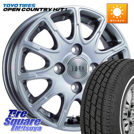 阿部商会 TIRADO IOTA イオタ ホイール 15インチ 15 X 6.0J +45 4穴 100 TOYOTIRES OPENCOUNTRY HT2 H/T2 ホワイトリボン ● サマータイヤ オープンカントリー 165/65R15 Mx27/37/47Sソリオ・デリカD2 MAD7Sソリオ・MBD7SデリカD2