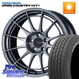 ENKEI エンケイ Racing Revolution NT03RR ホイール 17 X 8.0J +48 5穴 100 TOYOTIRES OPENCOUNTRY HT2 H/T2 ホワイトレター ◆ サマータイヤ オープンカントリー 225/60R17