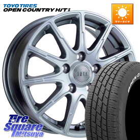 阿部商会 TIRADO IOTA イオタ ホイール 17インチ 17 X 7.0J +45 5穴 100 TOYOTIRES OPENCOUNTRY HT2 H/T2 ホワイトレター ◆ サマータイヤ オープンカントリー 225/60R17