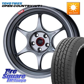 ENKEI エンケイ PerformanceLine PF06 シルバー ホイール 17インチ 17 X 7.5J +45 5穴 100 TOYOTIRES OPENCOUNTRY HT2 H/T2 ホワイトレター ◆ サマータイヤ オープンカントリー 225/60R17