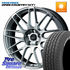 WEDS Delmore LC.S M14 DSNS仕様(レクサス・トヨタ専用) ホイール 17インチ 17 X 7.0J(M14B) +40 5穴 114.3 TOYOTIRES OPENCOUNTRY HT2 H/T2 ホワイトレター ◆ サマータイヤ オープンカントリー 225/60R17 レクサスLBX