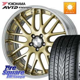 WORK Lanvec LM1 O Disk 18インチ 2ピース 18 X 8.0J +40 5穴 114.3 YOKOHAMA R9272 AVID ENVigor S321 ヨコハマ 225/45R18