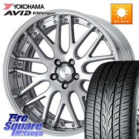 WORK Lanvec LM1 O Disk 18インチ 2ピース 18 X 8.0J +40 5穴 114.3 YOKOHAMA R9272 AVID ENVigor S321 ヨコハマ 225/45R18