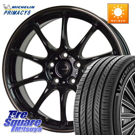 HotStuff G・SPEED P-07 ジー・スピード ホイール 18インチ 18 X 7.5J +38 5穴 114.3 ミシュラン PRIMACY5 プライマシー5 93W XL 正規 215/45R18 リーフ