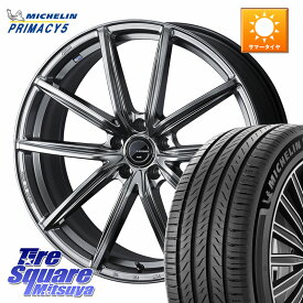 WEDS LEONIS NAVIA 08 ホイール 18インチ 18 X 8.0J +42 5穴 114.3 ミシュラン PRIMACY5 プライマシー5 92Y XL 正規 225/40R18 プリウスアルファ GRヤリスRSノーマルキャリパー