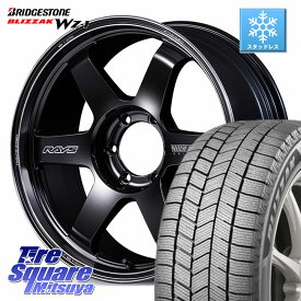 ブリヂストン BLIZZAK WZ-1 WZ1 2025年製 ブリザック スタッドレス ミツヤ 265/50R22 RAYS ボルクレーシング TE37 ウルトラ ラージ PCD Black shadow LTD. ホイール 22インチ 22 X 9.0J(M14) +45 6穴 139.7