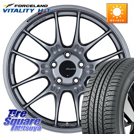 FORCELAND Vitality HT 2026年製 在庫● フォースランド サマータイヤ H/T 225/65R17ENKEI エンケイ RACING GTC02 シルバー ホイール 17インチ 17X7.5J 45 5穴 114.3 BT5レガシィアウトバック