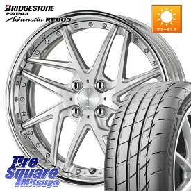ブリヂストン ポテンザ アドレナリン RE005 Adrenalin【国内正規品】サマータイヤ 195/45R16WORK RIZALTADO MESH2 A Disk 16インチ 2ピース 16X6.0J 30 4穴 100 サクシード
