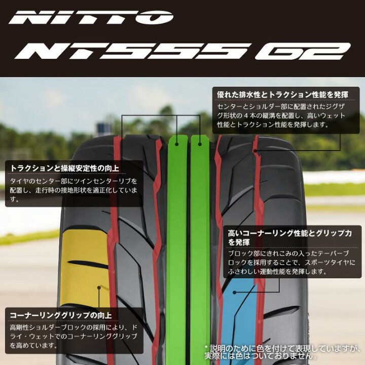 楽天市場】【取付対象】【2本以上からの販売】NITTO ニットー NT555 G2 