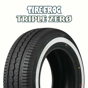 �y��t�Ώہz�y2�{�ȏォ��̔̔��zTIRE FROG TRIPLE ZERO �z���C�g���{�� 145/80R12 86*84 1�{���i �^�C���̂� �T�}�[�^�C�� 12�C���`