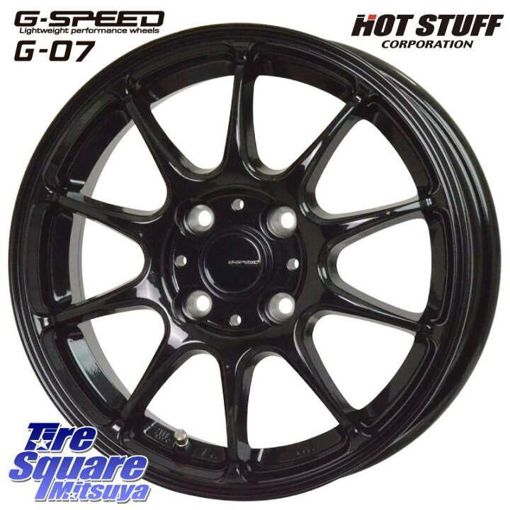 楽天市場】HotStuff G.SPEED G-07 ホイール 15インチ ジースピード 15 