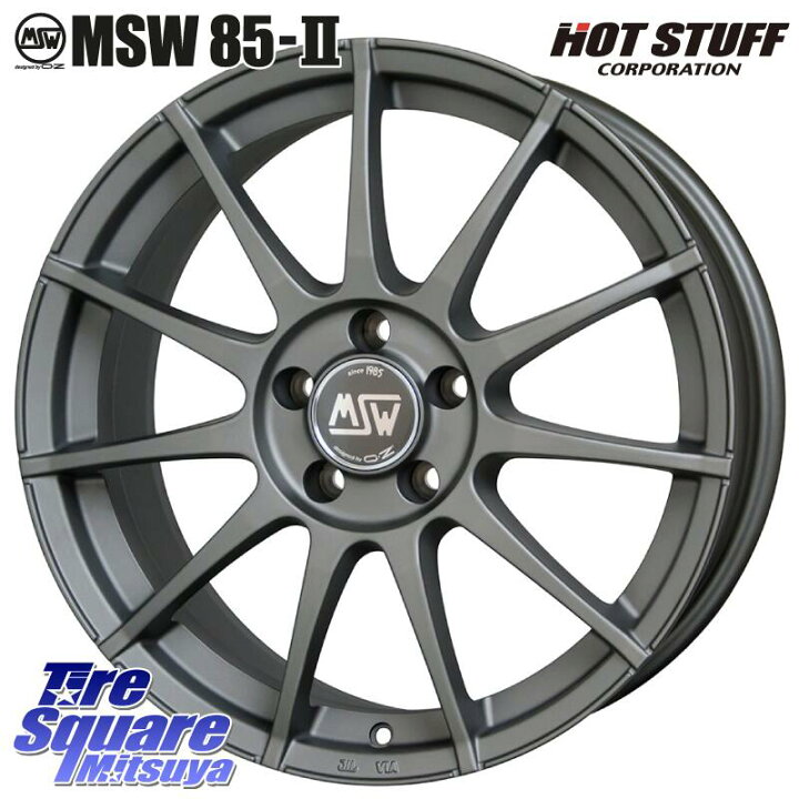 楽天市場】MSW by OZ MSW85-2 ガンメタ ホイール 15インチ 15 X 6.0J 
