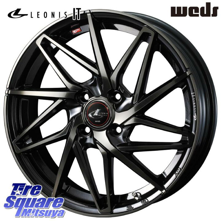 楽天市場】WEDS 40587 レオニス LEONIS IT PBMCTI 17インチ 17 X 6.5J 