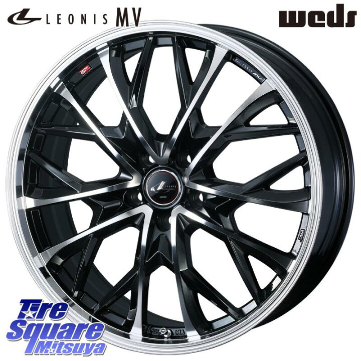 楽天市場】WEDS LEONIS MV レオニス MV ホイール 17インチ 17 X 6.5J + 