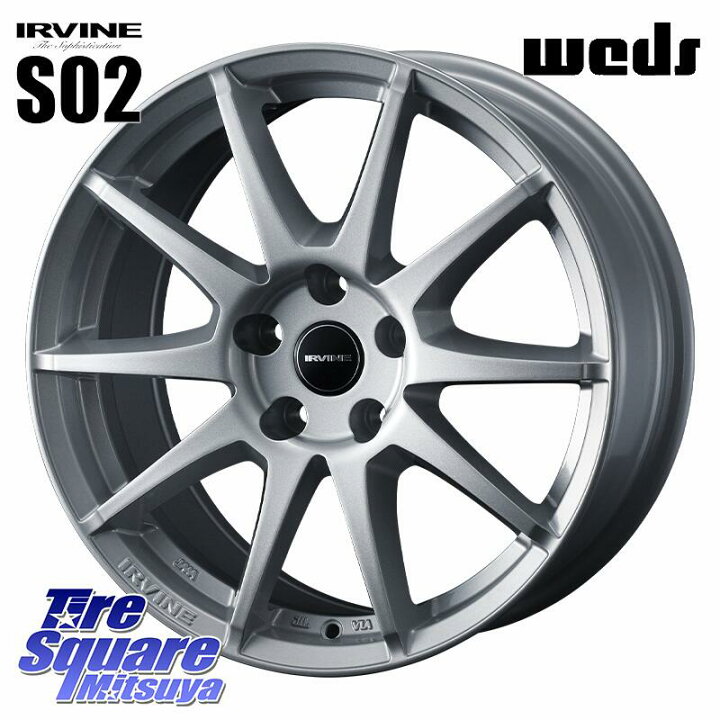 楽天市場】WEDS IRVINE S02 アーヴィンS02 輸入車専用ホイール 17 