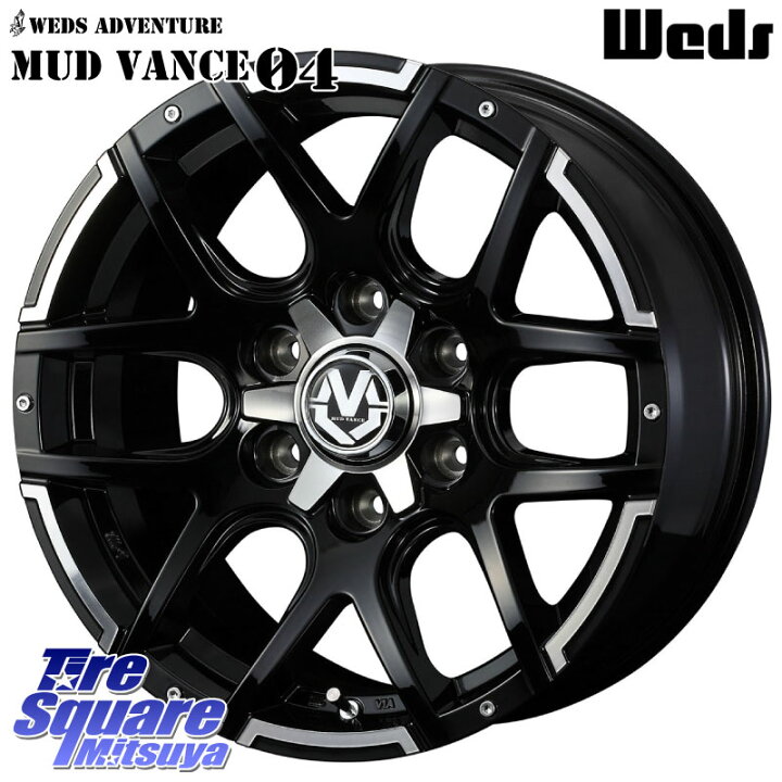 楽天市場】WEDS ウェッズ MUD VANCE 04 マッドヴァンス 17 X 6.5J +38 