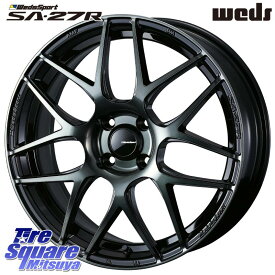 WEDS 74161 SA-27R ウェッズ スポーツ WBC ホイール 16インチ 16 X 6.5J +42 4穴 100 KUMHO ECSTA HS52 エクスタ サマータイヤ 185/55R16 フィット ヤリス