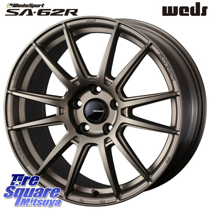 楽天市場】WEDS WedsSport SA-62R ホイール 17インチ 17 X 7.0J +48 5 