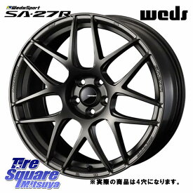 WEDS 74183 SA-27R ウェッズ スポーツ ホイール 17インチ ◇参考画像 17 X 6.5J +50 4穴 100 DUNLOP ダンロップ ディレッツァ DZ102 DIREZZA サマータイヤ 215/40R17 フィット