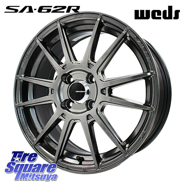 楽天市場】WEDS WedsSport SA-62R ホイール 17インチ 17 X 6.5J(NDERC 