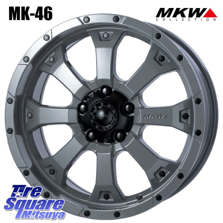 楽天市場】MKW MK-46 ヘルキャット ホイール 4本 17インチ 17 X 7.5J + 