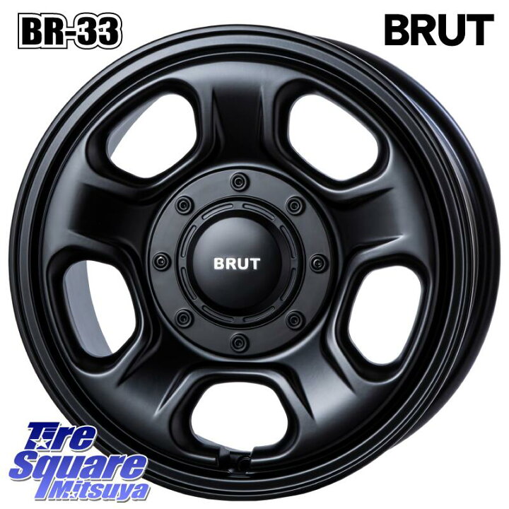 楽天市場】BRUT ブルート BR-33 BR33 ホイール 16インチ 16 X 6.5J +25 