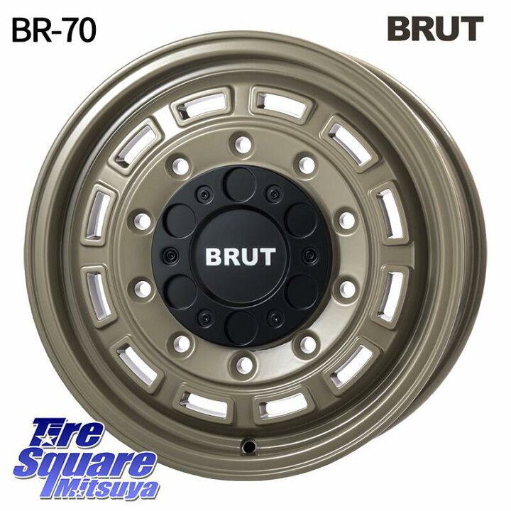楽天市場】BRUT ブルート BR-70 BR70 ホイール 16インチ 16 X 6.5J +38 