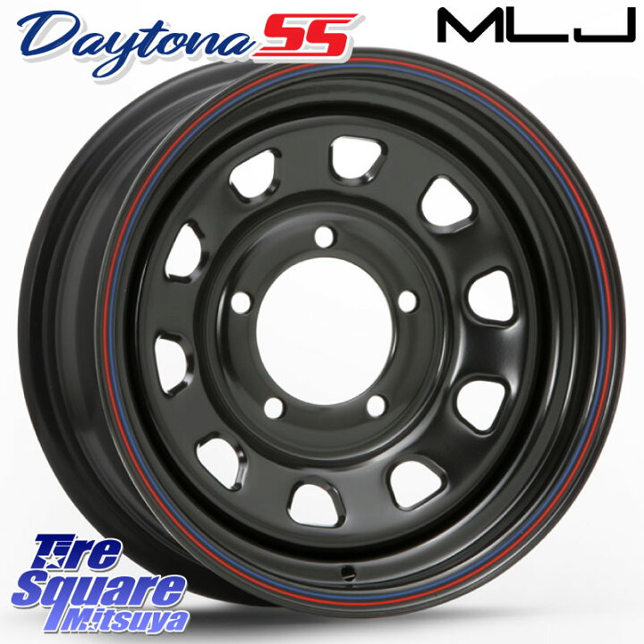 楽天市場】MLJ デイトナ SS DAYTONA ホイール 15インチ 15 X 6.0J +0 5 
