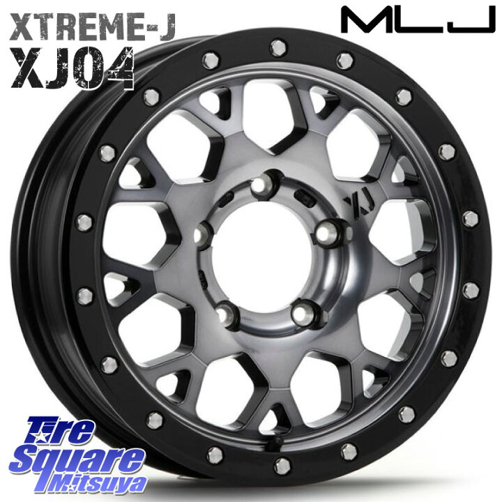 楽天市場】MLJ XJ04 XTREME-J エクストリームJ ホイール 16インチ 16 X 