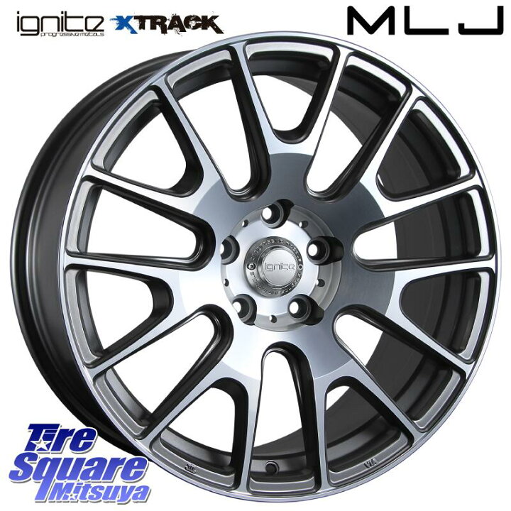 楽天市場】MLJ IGNITE XTRACK GRAY 在庫○ 18インチ 18 X 8.5J +35 5穴 