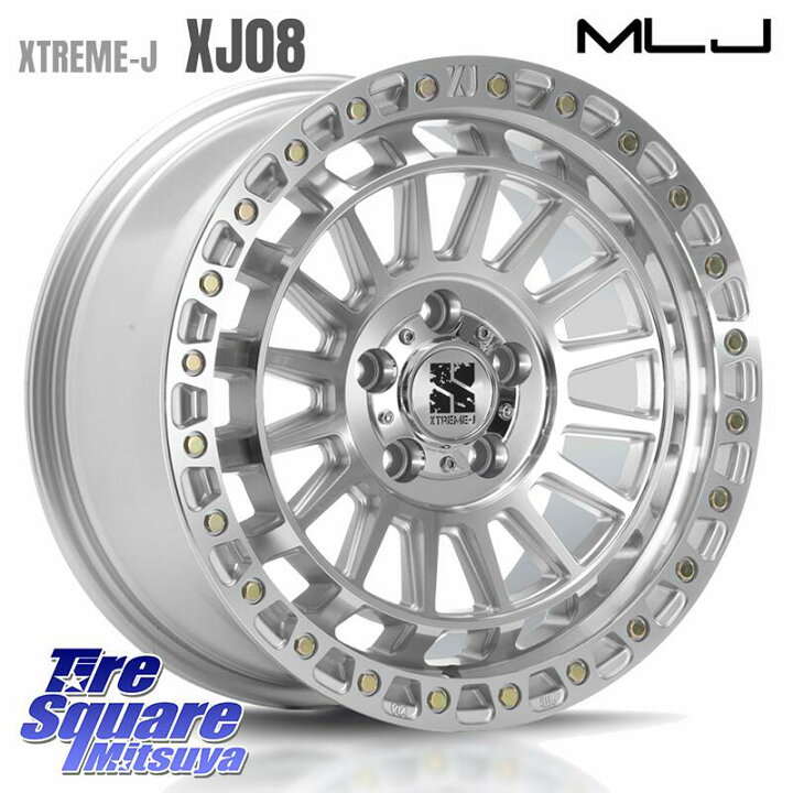 楽天市場】MLJ XJ08 XTREME-J ホイール 17インチ 17 X 7.5J +42 5穴 
