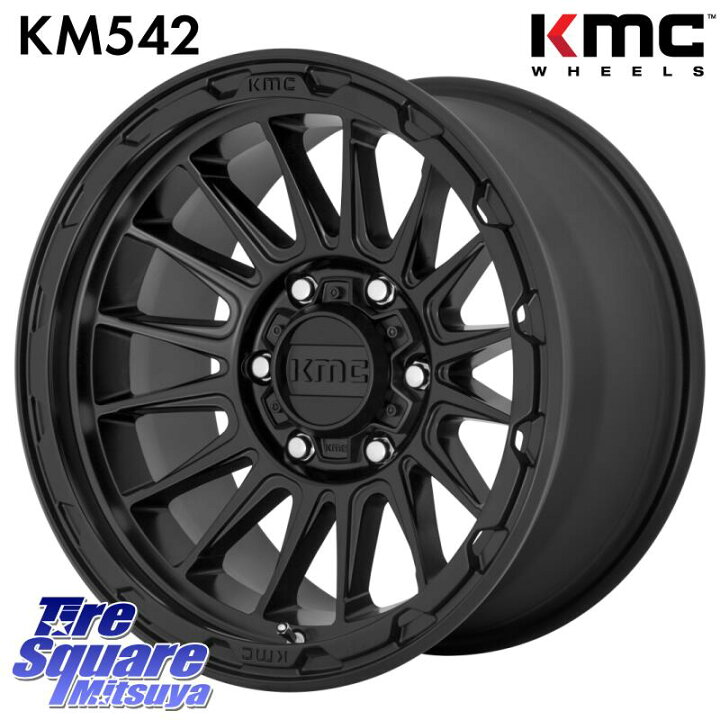 楽天市場】KMC KM542 Impact ホイール 17インチ 17 X 9.0J +18 6穴 