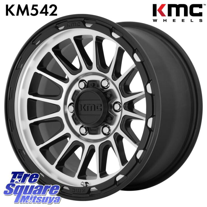 楽天市場】KMC KM542 Impact Machined ホイール 17インチ 17 X 9.0J + 