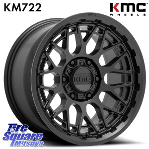 KMC KM722 TECHNIC SatinBlack 17�C���` 17 X 8.5J +18 6�� 139.7 �z�C�[���̂� 4�{���i �g���C�g��GSR