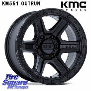 KMC KM551 OUTRUN Black �z�C�[�� 17�C���` 17 X 8.5J +18 6�� 139.7 �z�C�[���̂� 4�{���i GUN226�n�C���b�N�X �g���C�g��GSR