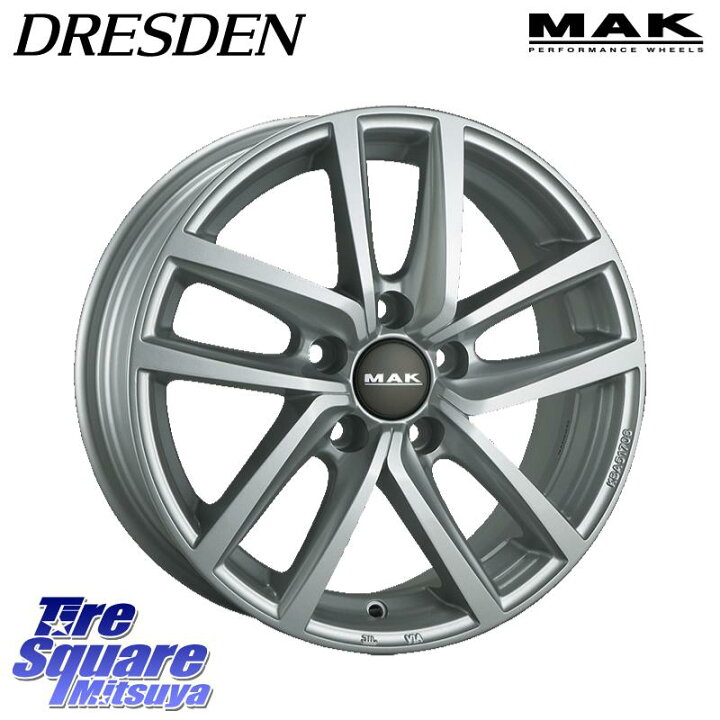 楽天市場】阿部商会 MAK DRESDEN ホイール 17インチ 17 X 7.0J(VW 