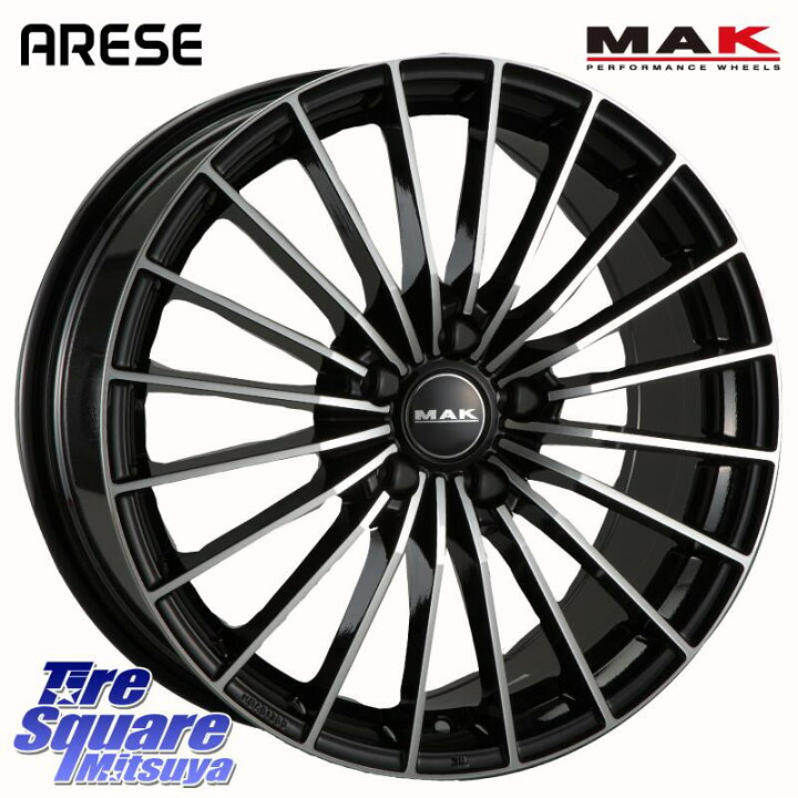 楽天市場】阿部商会 MAK ARESE ホイール18インチ 18 X 8.0J(ALFAROMEO 