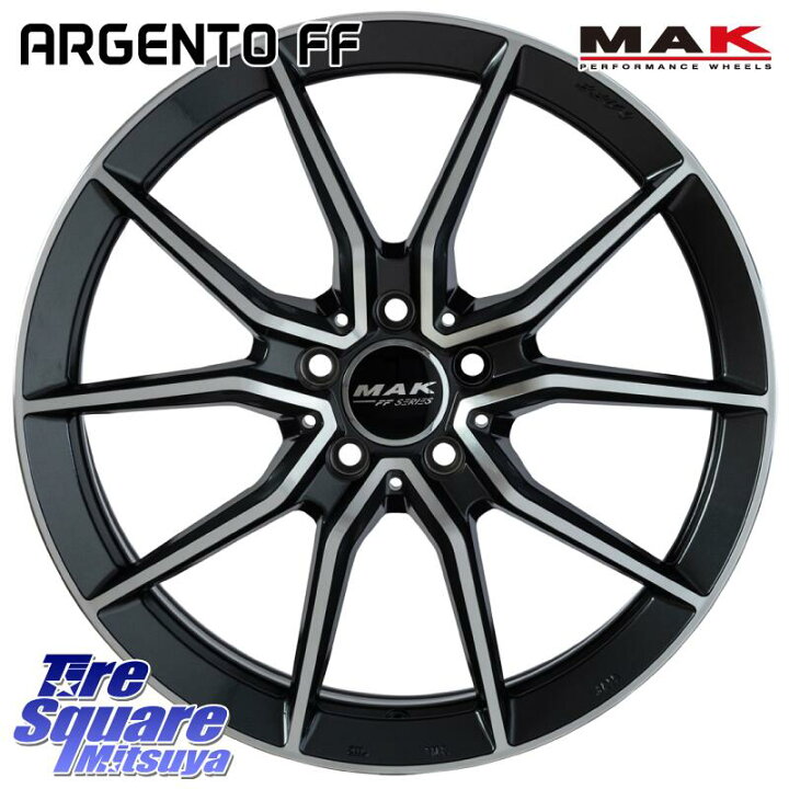 楽天市場】阿部商会 MAK ARGENTO FF ホイール 18インチ 18 X 8.0J 