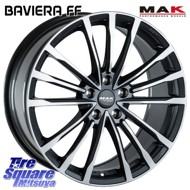 楽天市場】阿部商会 MAK BAVIERA FF ホイール 18インチ 18 X 8.0J(BMW 