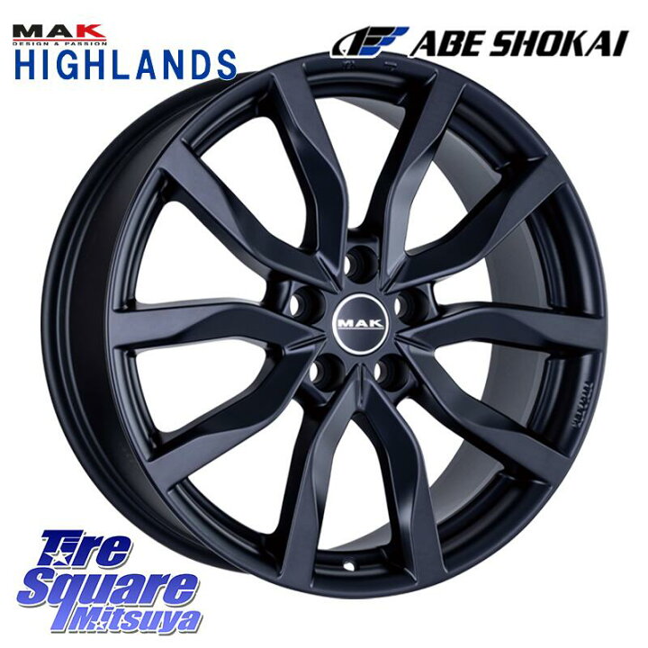 楽天市場】阿部商会 MAK HIGHLANDS ホイール 20インチ 20 X 8.5J 