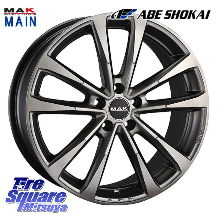 楽天市場】阿部商会 MAK MAIN ホイール 18インチ 18 X 8.0J +42 5穴 