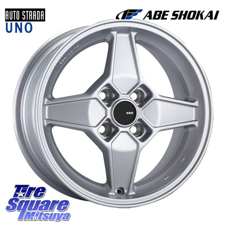 楽天市場】阿部商会 AUTOSTRADA UNO ホイール 14インチ 14 X 6.0J(FIAT 